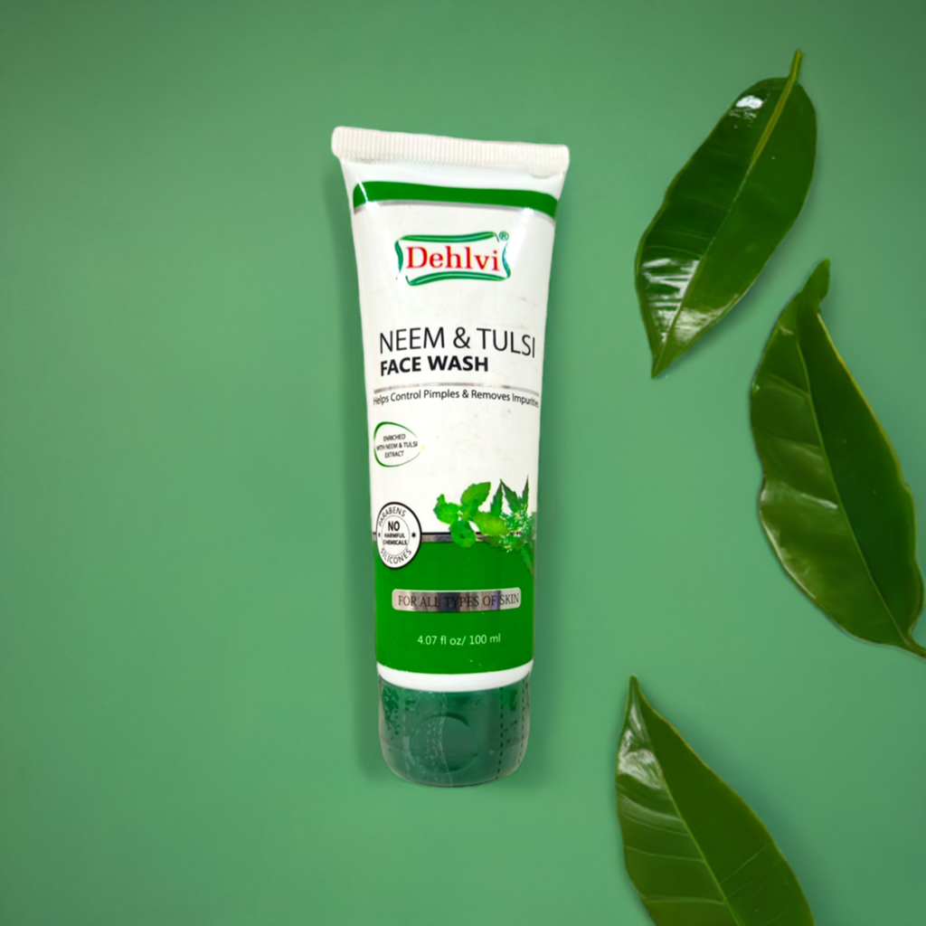 Dehlvi Neem & Tulsi Face Wash 100ml (Pack Of 2)