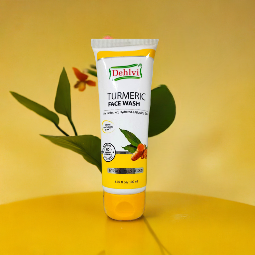 Dehlvi Turmeric Face Wash 100ml (Pack Of 2)