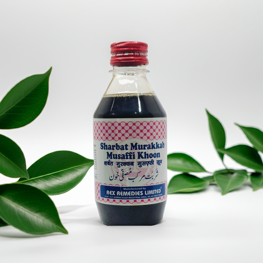Rex Sharbat Murakkab Musaffi Khoon – Traditional Herbal Blend for Routine
