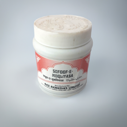 Rex Sufoof E Muqliyasa 60g  – Traditional Unani Herbal Blend