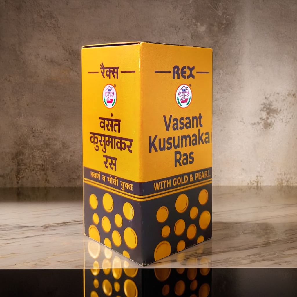 Rex Vasant Kusumakar Ras 10 Tablets – Ayurvedic Herbal Supplement
